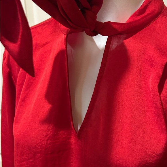 Worthington Vibrant Red Women's Blouse - Picture 3 of 11